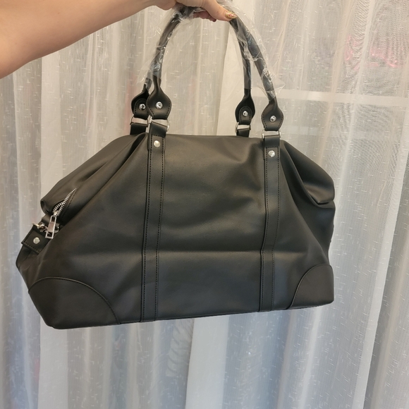 Michel Germain Vegan Leather Weekend Duffle Bag NWT - Picture 9 of 11